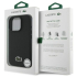 iPhone 16 Pro Zwart Lacoste Iconic Petit Pique MagSafe hoesje